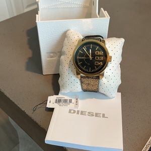 Women’s Diesel Watch Gold & Black